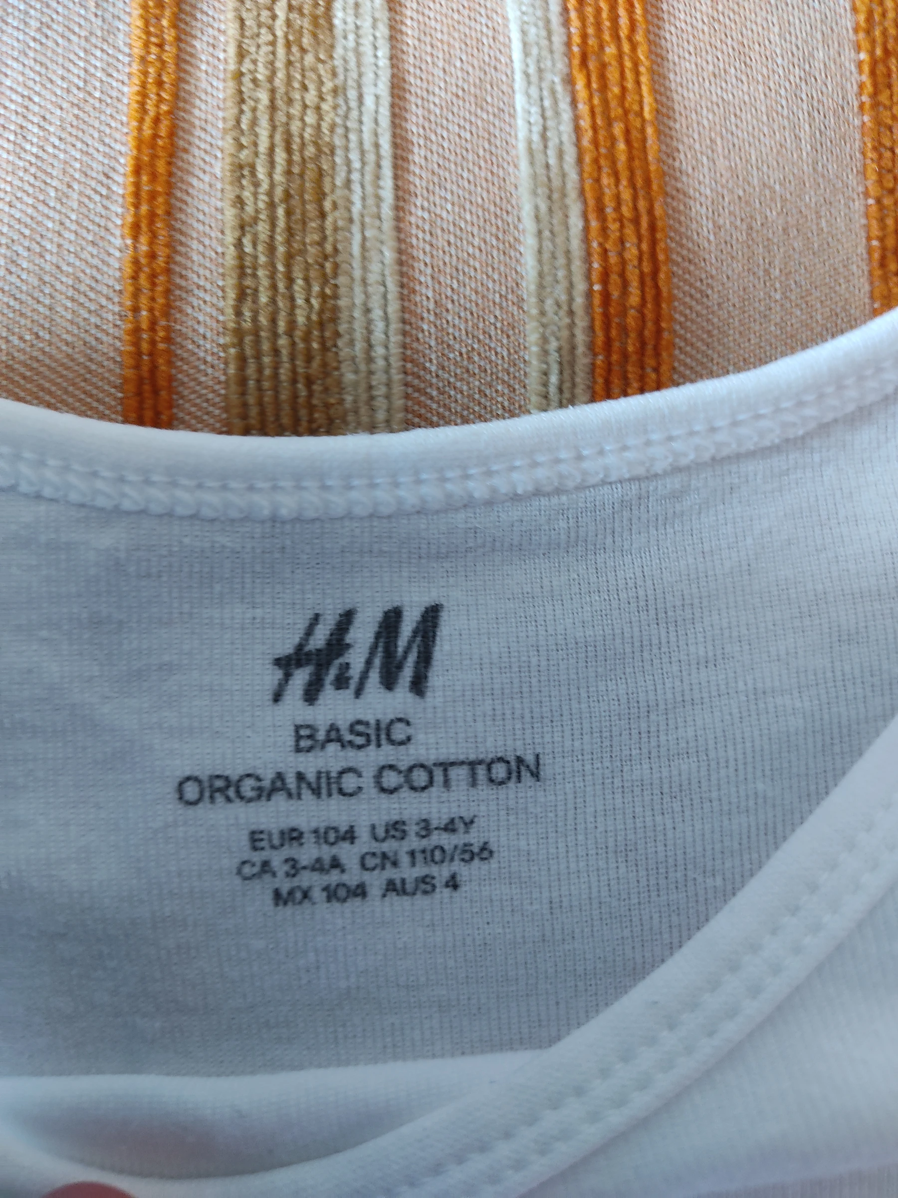 Short-sleeved bodysuit. Size 104 cm (3-4 Y). H&M – photo 3